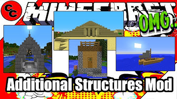 Minecraft Mods: " Additional Structures Mod 1.12.2 "