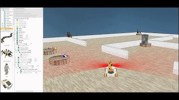 Map-based robot navigation example 1