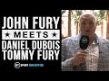 "We weren't popular on parent's evening!" John Fury meets Daniel Dubois and Tommy Fury!