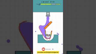 Happy Glass 🥛🥤Level 314 Gameplay Walkthrough | BRIGHT MIND screenshot 2