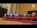 Thomas and Friends watching Angelina and the broken fiddle @MsFeatherbon3728 