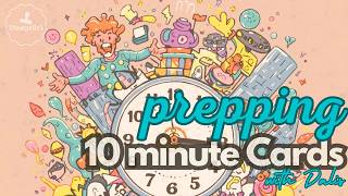 Prepping for 10 minute Cards - SFC (Super Fast Cards) #cardmaking #cardcreations