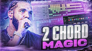 How to make HARD RNB Beats using TWO CHORDS ONLY