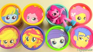 my little pony equestria girls play doh surprises best learn colors