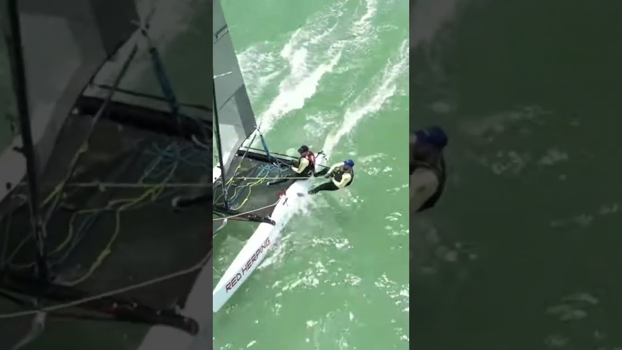 Red Herring F18 Fun #sailing #f18sailing #HobieCat