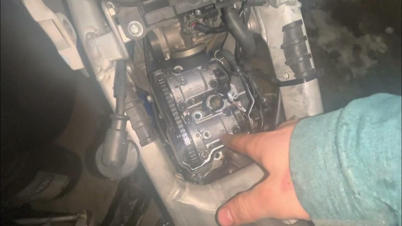 2013 yz450f, how to, checking the valves, changing oil and air filter