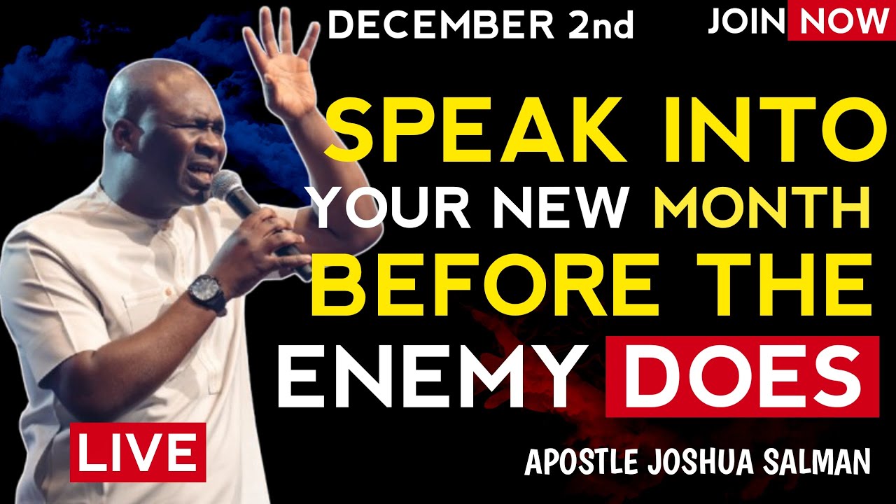 Speak Into Your New Month Before the Enemy Does | December 2nd 2025 ...