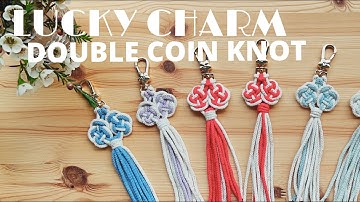 Double Coin Knot I Josephine Knot Key Chain I 雙錢結 I Macrame DIY