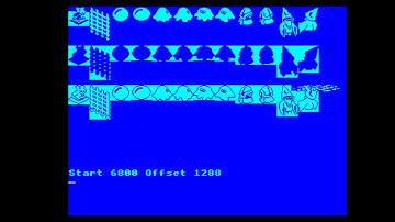 BBC Micro Knight Lore - ALIEN graphics