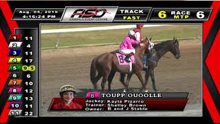 ASD - August 5, 2019 - Race 6
