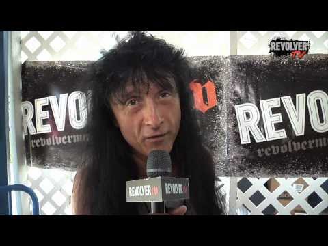 ANTHRAX's Joey Belladonna Backstage at Rockstar Mayhem 2012