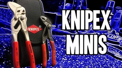 Knipex Minis (5" Cobras & 6" Pliers Wrench) 00 20 72 V01 - MADE IN GERMANY