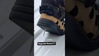 Magnetic boots from Cougar Paws. #roof #roofer #roofing #roofershelper #metalroofing #shorts screenshot 1