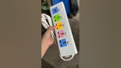 Ổ Cắm Điện Đa Năng Dây Dài 4m Có Chốt An Toàn, Ổ Điện Nhiều Lỗ Công Suất 2500W Chống Giật, Cổng USB