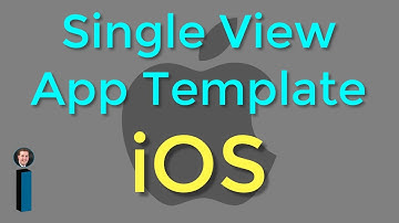 How to use the Single View App template in Xcode