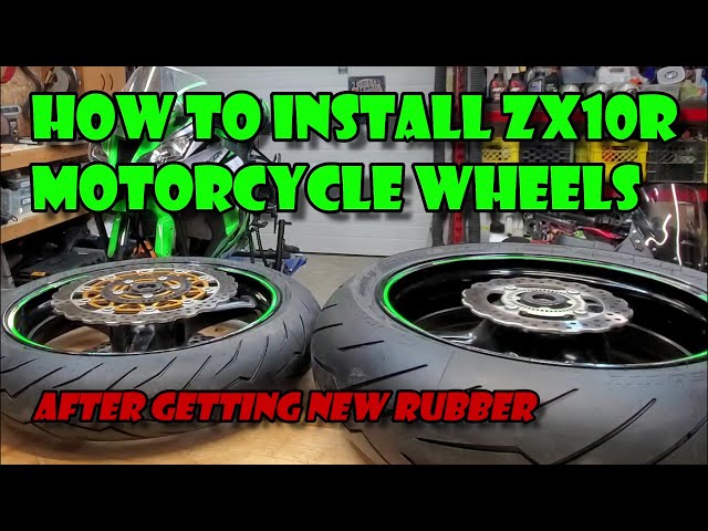 How to Install Motorcycle Wheels (ZX10R) - YouTube