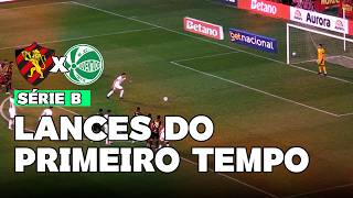 SPORT X JUVENTUDE | SÉRIE B, RODADA 29 | LANCES DO PRIMEIRO TEMPO