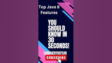 Top Java 8 Features You Should Know in 60 Seconds! #Java8 #Programming #java8 #javastreams #lambda