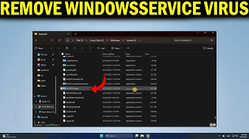 How To Remove WindowsService.exe Virus