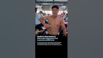 Would you Work-Out Here? China’s Gym & Spin Class that Looks Like an EDM Party!