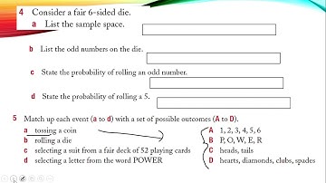 Sample Space and Equally Likely Outcomes