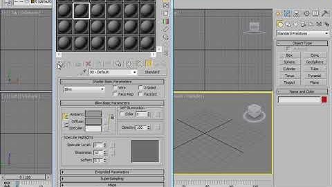 How To Apply Material in 3ds max 2014-3ds max Material Editor Tutorial