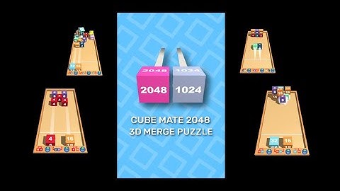 Cube Mate 2048 3d Merge Puzzle