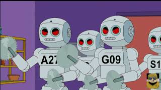 The Simpsons - Homer Vs. Androids (Season 23 Ep. 17) Brent Spiner!