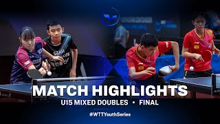 Lee/Choi vs Li/Yao | U15 XD Final | WTT Youth Star Contender Podgorica 2024 by World Table Tennis 2,873 views 2 weeks ago 7 minutes, 8 seconds