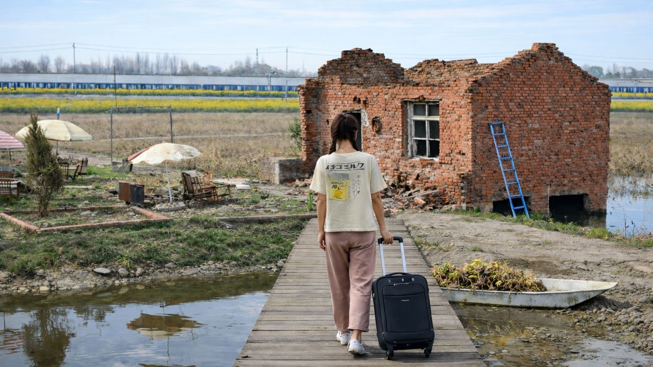 The entire process of renovating the old house into a new one for her grandmother after comeback
