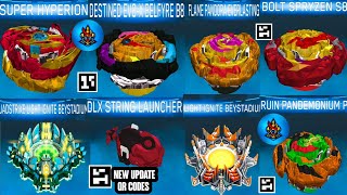 NEW UPDATE QR CODES BOLT SPRYZEN S8 | RUIN PANDEMONIUM P8 | QUAD CREATURE BEYSTADIUM | NEW LAUNCHER