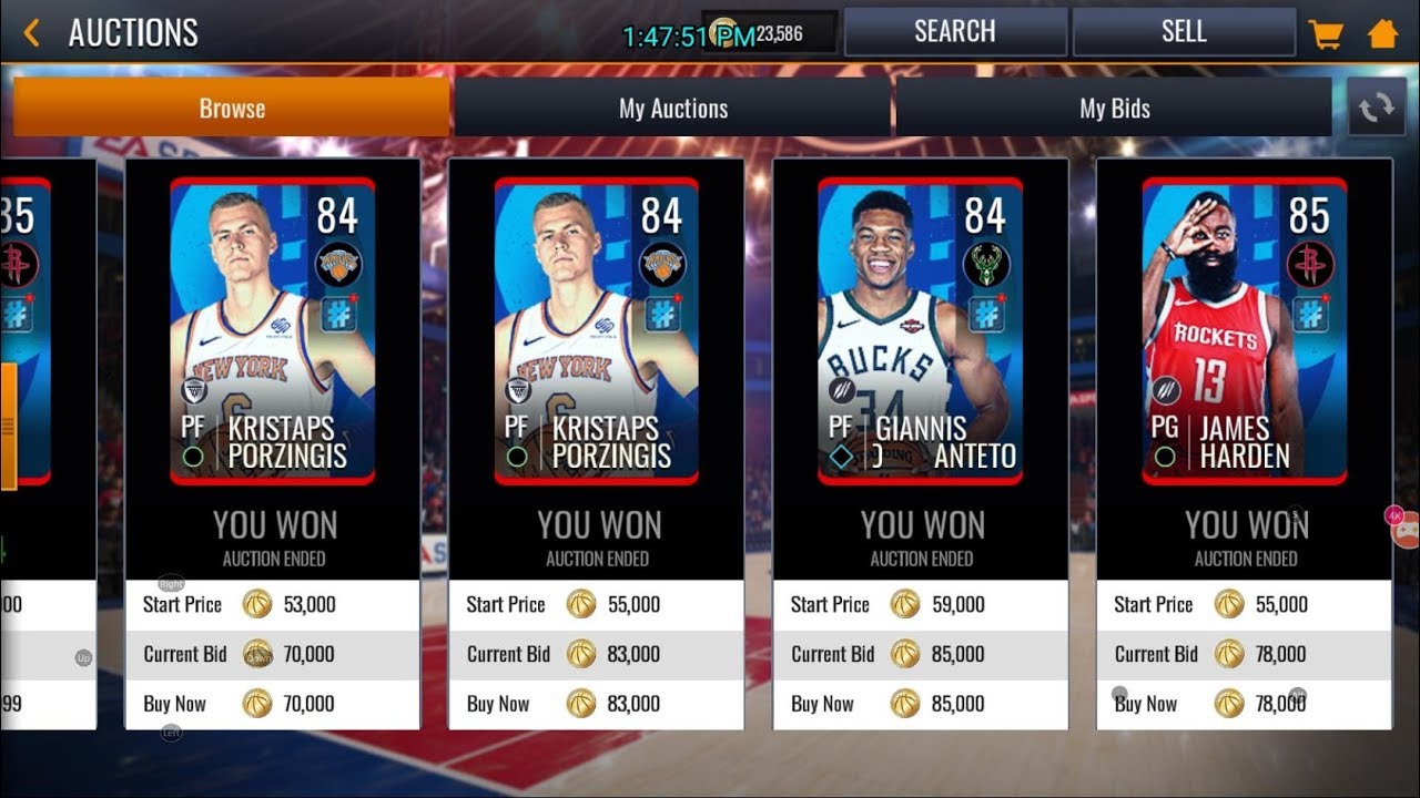 HOW I MADE 1.5 MILL IN A DAY!!(NBA LIVE Mobile 19) camera iphone 8 plus apk