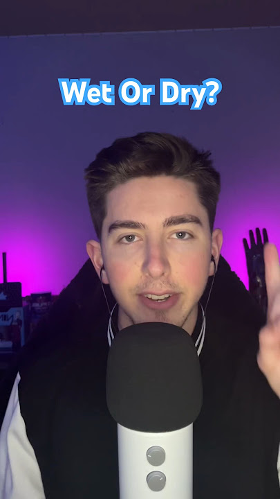 ASMR Wet or Dry? #asmr #mouthsounds #tingles #thisorthat #asmrsleep #asmrhandsounds