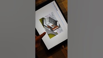 How to render an Isometric exterior view on Procreate? Check my channel for tutorial !! 😊✍ #art