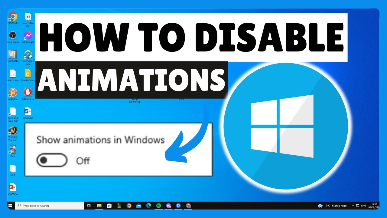 Old Disable Animation How To Disable Animation Effects In Windows 10 (2025) - YouTube