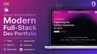 Code a Modern Dev Portfolio with Next.js, Typescript, Tailwind, Shadcn &amp; Aceternity UI Pt. 9