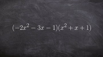 Using the Box Method to Multiply a Trinomial by a Trinomial - Math Tutorial