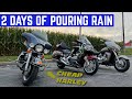 The WETTEST Motorcycle Ride Ive EVER DONE *Will The Harley Make It?*