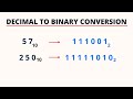 Decimal to binary conversion  pingpoint