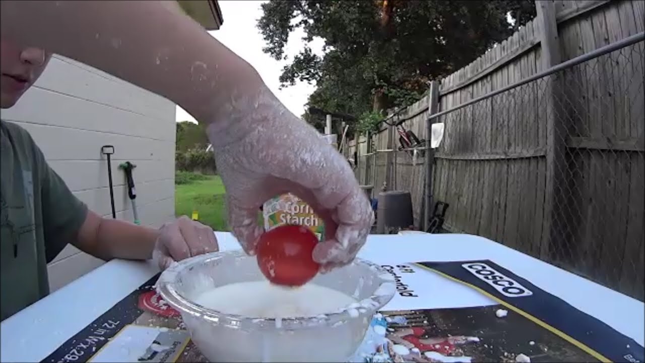 Cornstarch and Water YouTube