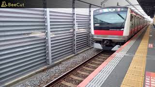 【2022年最初のJR地上駅の動画】京葉線新木場駅で発着シーンを撮影