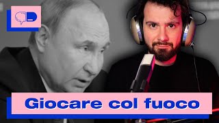 La Russia sta scherzando col fuoco, dice Trump