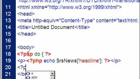 8. Displaying multiple records from an SQL query on a PHP page