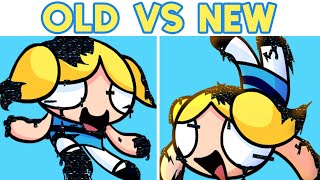 FNF' VS Townsville Terror V2 | OLD VS NEWEST | Pibby Powerpuff Girls - Bubble (FNF/Pibby/New)