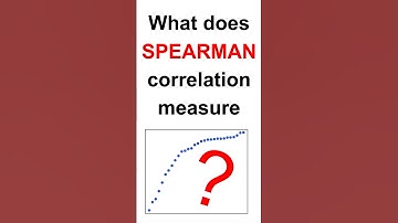 Spearman Correlation Explained #datascience #machinelearning #statistics #correlation #maths