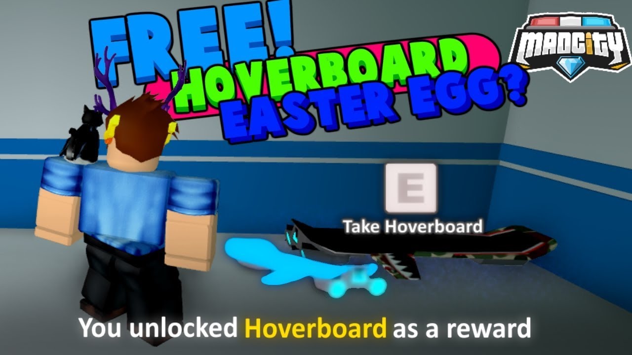 All Mad City Easter Eggs Secrets New Roblox Mad City Youtube - fastest way to unlock the hoverboard roblox mad city