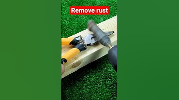 Unbelievable! Remove Rust & Polish Metal Like New in Seconds #diy  #tools
