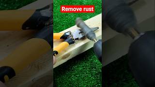Unbelievable! Remove Rust & Polish Metal Like New in Seconds #diy  #tools