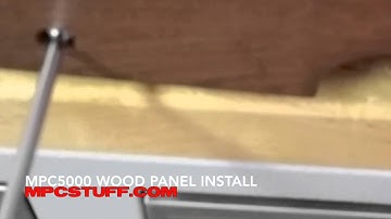 Akai MPC 5000 Wood Panel Installation from MPCstuff.com
