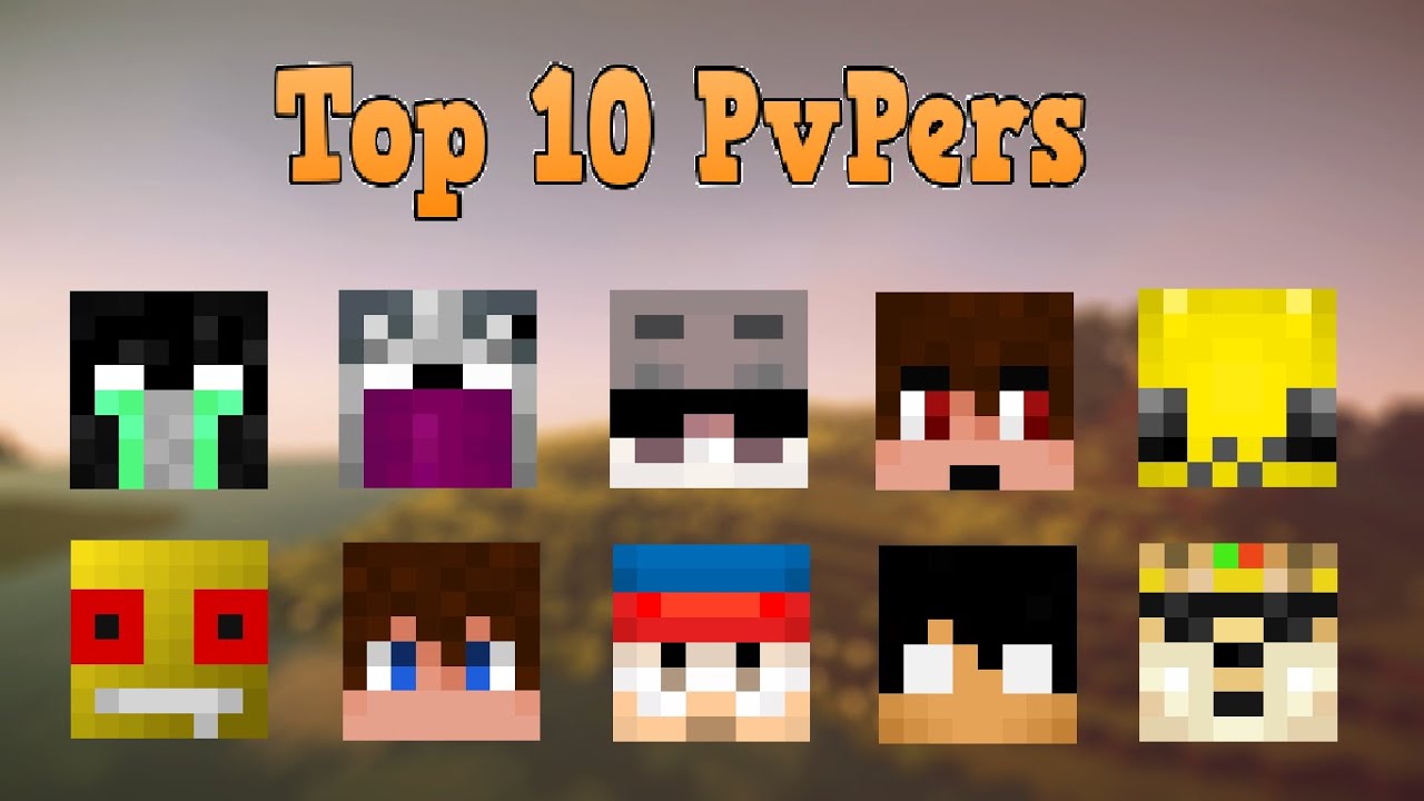 Top 10 Minecraft PvPers All Time (PotPvP YouTube